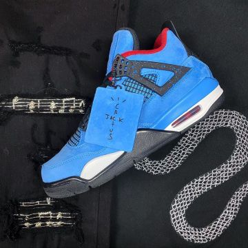 Jordan 4 Retro Travis Scott Cactus Jack sur le compte Instagram de @originsnyc