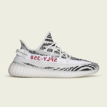 Adidas Yeezy Boost 350 V2 Zebra en la cuenta de Instagram de @sneakernews