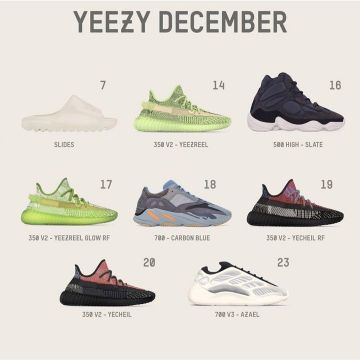 Adidas Yeezy Boost 350 V2 Yeezreel (Non-Reflective) sur le compte Instagram de @yeezymafia_morocco