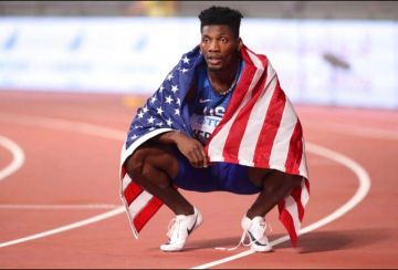 Nike Zoom JA Fly 3 Fred Kerley on the account Instagram of @fkerley99