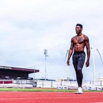 Nike Zoom JA Fly 3 Fred Kerley on the account Instagram of @fkerley99