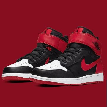 Jordan 1 Flyease Bred White Toe (GS) en la cuenta de Instagram de @air.jordans.kicks