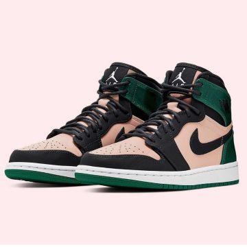 Jordan 1 Retro High Bio Beige Anthracite Mystic Green (W) en la cuenta de Instagram de @air.jordans.kicks
