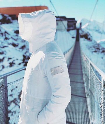 70449 DAVID TC WITH PANNO JACQUARD_DETACHABLE LINING Coat Court Stone Island Man Tienda Oficial en la cuenta de Instagram de @stoneislandtalk