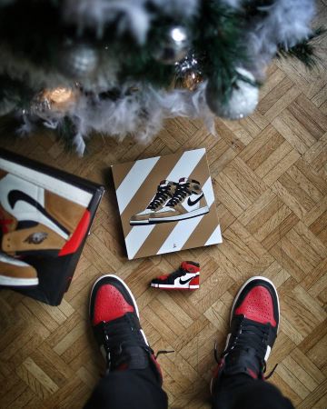 Jordan 1 Retro High Bred Toe sur le compte Instagram de @la_sneakerie_