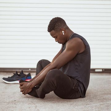 Nike Epic React Flyknit of Aaron Brown on the account Instagram of @kingsleysc