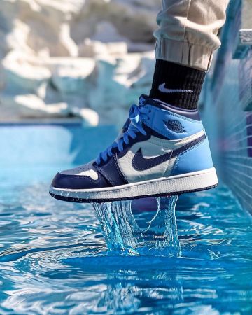 Jordan 1 Retro High Obsidian UNC sur le compte Instagram de @celouuuuuuuu