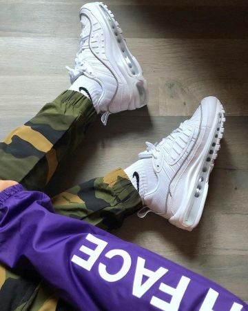 Air Max 98 Blanc sur le compte Instagram de @celouuuuuuuu