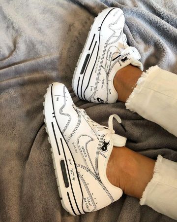 Schéma Air Max 1 Tinker sur le compte Instagram de @celouuuuuuuu