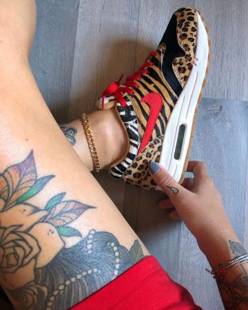 Air Max 1 Atmos Animal Pack 2.0 (2018 All Black Box) en la cuenta de Instagram de @celouuuuuuuu