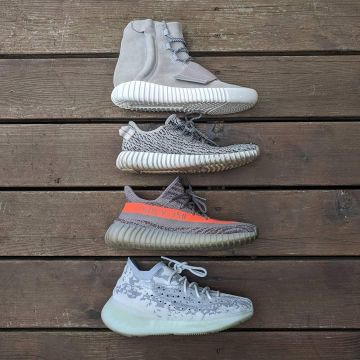 Adidas Yeezy Boost 750 OG Light Brown en la cuenta de Instagram de @wex