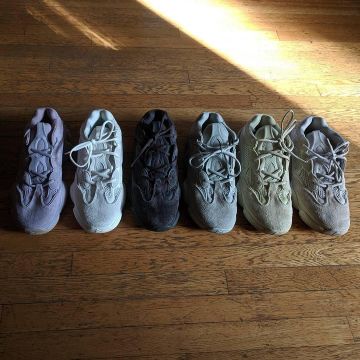 Adidas Yeezy 500 Bone White en la cuenta de Instagram de @wex