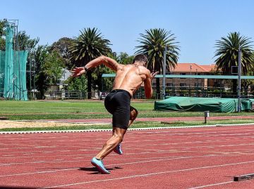 Nike Zoom Superfly Elite de Milan Trajkovic en la cuenta de Instagram de @milan110mh