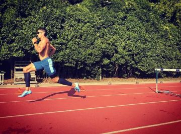 Nike Zoom Superfly Elite de Yasmani Copello en la cuenta de Instagram de @yasmanicopello