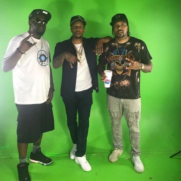 Zapatillas Yeezy 350 usadas por Lil' Flip en la cuenta de Instagram de @lilflip713