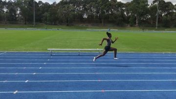Nike Zoom Superfly Elite de Dina Asher-Smith en la cuenta de Instagram de @dinaashersmith