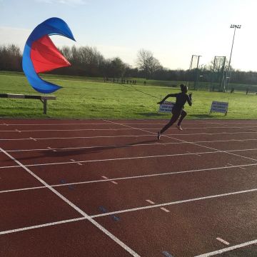 Nike Zoom Superfly Elite de Dina Asher-Smith en la cuenta de Instagram de @dinaashersmith