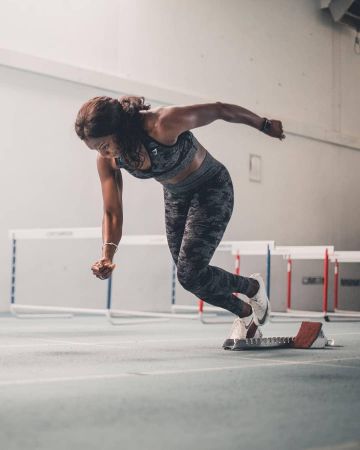Nike Superfly Elite de Asha Philip en la cuenta de Instagram de @missashaphilip