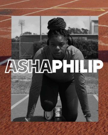Nike Superfly Elite de Asha Philip en la cuenta de Instagram de @missashaphilip
