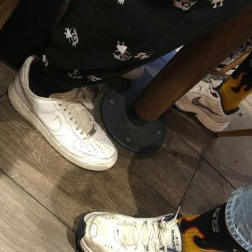 nike air force one worn by air force one on the account Instagram of @4__nps 