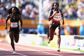 Nike superfly elite de Asha Philip en la cuenta de Instagram de @missashaphilip