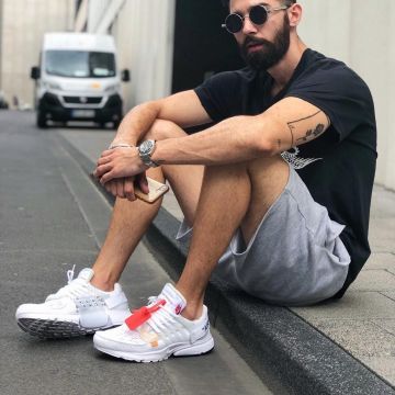Nike presto Off White worn by sostyle on the account Instagram of @sostyle_off 