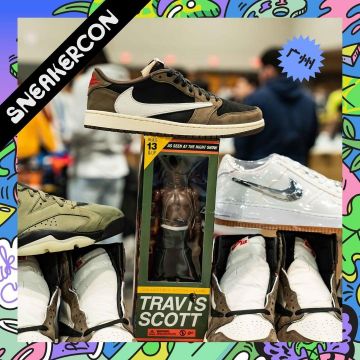 Air Force 1 Low Travis Scott (AF100) en la cuenta de Instagram de @sneakercon