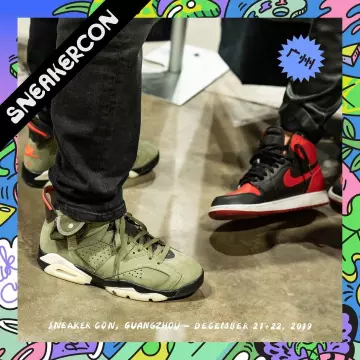 Jordan 6 Retro Travis Scott sur le compte Instagram de @sneakercon