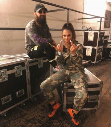 La chaqueta de camuflaje adidas que luce Chilla en la cuenta de Instagram de @chillaofficiel