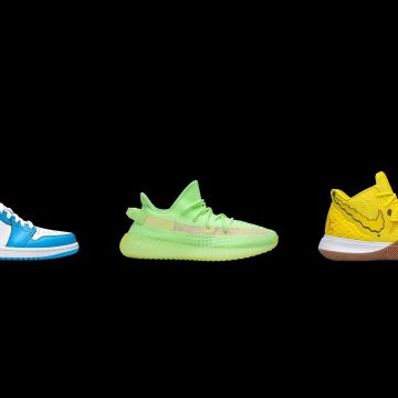 Yeezy glow sur le compte Instagram de @goatsneakers
