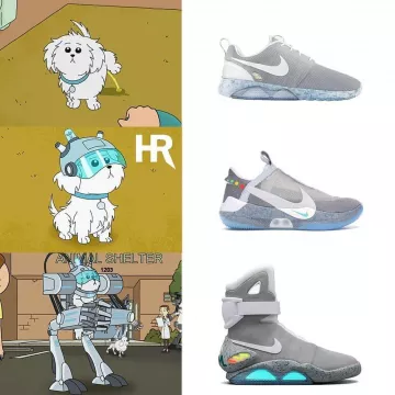 Nike MAG Back to the Future (2016) on the account Instagram of @damnhypes