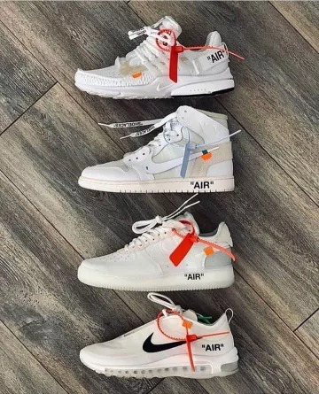 Air max 97 off-white white to the account Instagram of @damnhypes