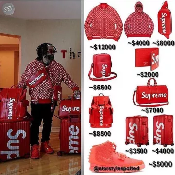 Louis Vuitton x Supreme Christopher Backpack Epi PM Red on the account Instagram of @damnhypes