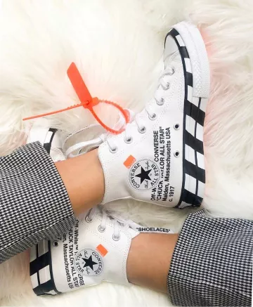 Converse Chuck Taylor All-Star 70s Hi Off-White on the account Instagram of @sneakersfromfrance