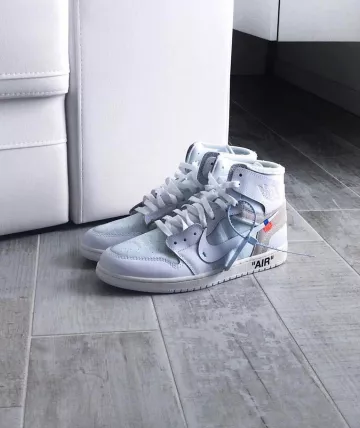 Jordan 1 Retro High Off-White White sur le compte Instagram de @sneakersfromfrance