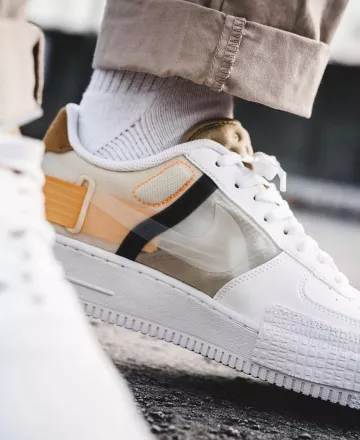 Air Force 1 Type White Gold sur le compte Instagram de @sneakersfromfrance