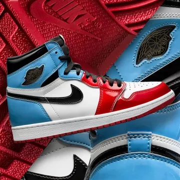 Jordan 1 Retro High Fearless UNC Chicago sur le compte Instagram de @10eshoez