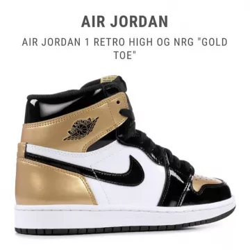 Jordan 1 Retro High NRG Patent Gold Toe sur le compte Instagram de @talikasut.co