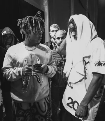 Le t-shirt Stussy x Cactus Plant Flea Market USA 2019 porté par A$AP Rocky sur le compte Instagram de @vlonevogue