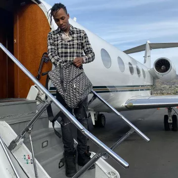 Le sac à dos Dior Oblique de Rich the Kid sur son compte Instagram @richthekid
