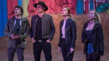 The jacket worn by Tallahassee (Woody Harrelson) in the movie Back to Zombieland
