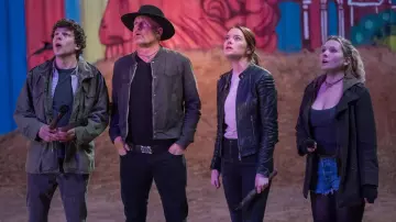 The jacket worn by Tallahassee (Woody Harrelson) in the movie Back to Zombieland