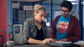 The t-shirt Super Chiller of George (Mayel Elhajaoui) Tomorrow belongs to us