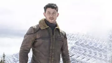 Seaplane McDonough (Alex) Jumanji 3 Nick Jonas Leather Jacket