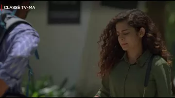 Khaki shirt of Kavya Kulkarni (Mithila Palkar) in The small things (S03E01)