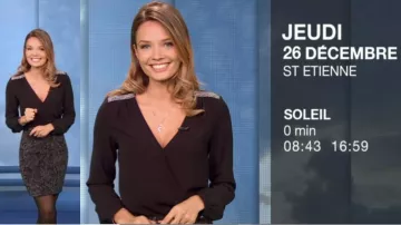 Vestido ajustado de falda de mujer negra estampada 2 en 1 de Gennifer Demey en M6 Weather