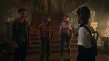 Purple Smocked Top worn by Karolina Dean (Virginia Gardner) in Marvel's Runaways Season 3 Episode 9