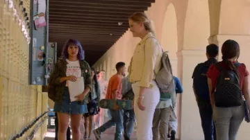 Denim Button-Front Skirt worn by Gert Yorkes (Ariela Barer) in Marvel's Runaways Season 3 Episode 10