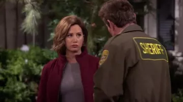 Grey jumper from Kayla (Ashley Tisdale) in Merry Happy Whatever (S01E08)