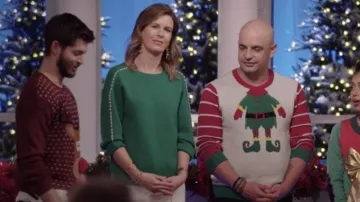 Perle verte agrémentée de chandail de lui - Même Juge (Candace Nelson) dans Sugar Rush (S01E04)
